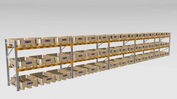 21.5L Pallereol S90 - Stigehøyde: 2134mm, 45 palleplasser
