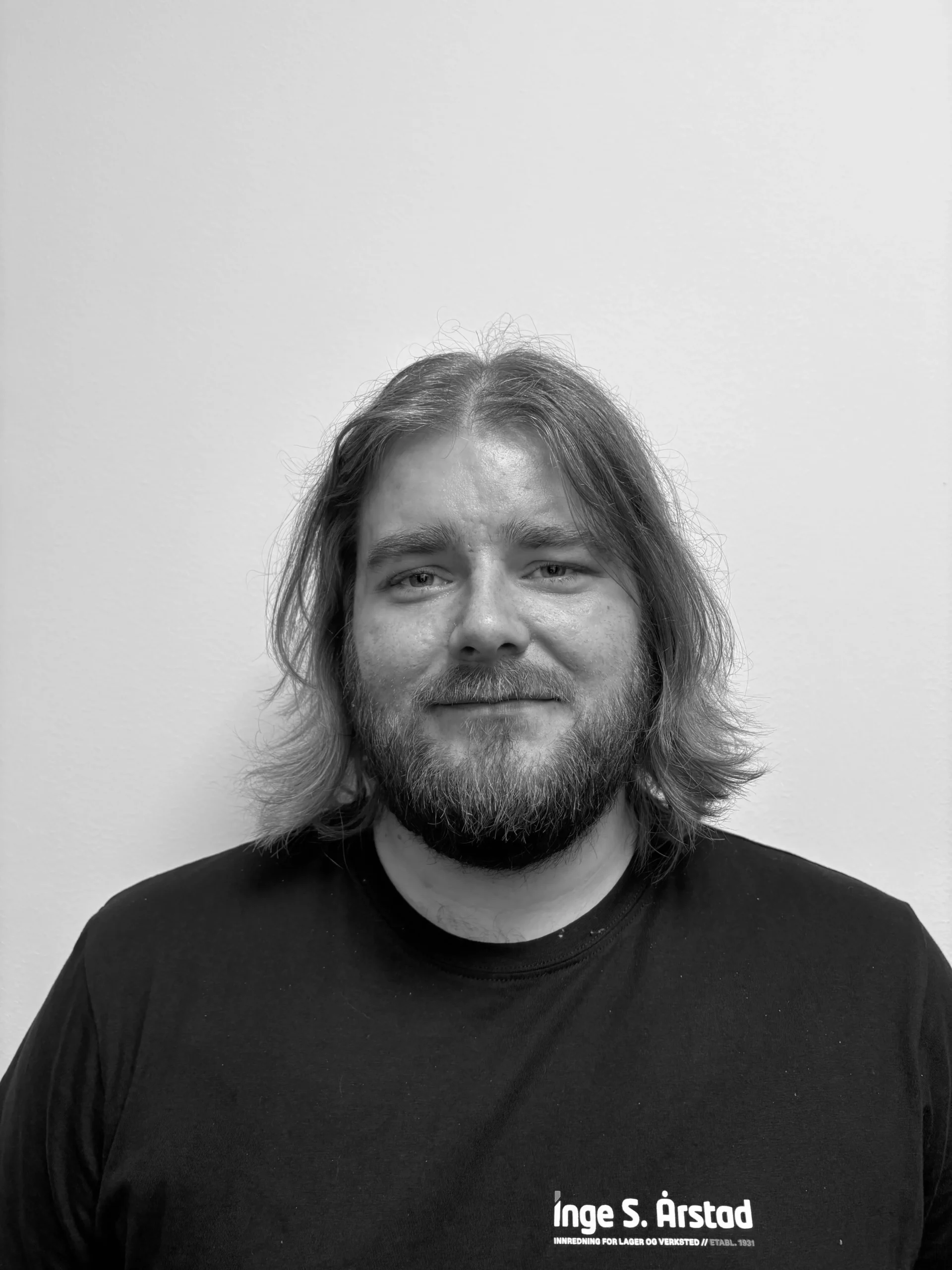 Portrettbilde av Aleksander Vuyk, montør hos Inge S. Årstad